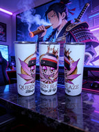 Blaze It Up “Rose Queen” Crown Edition – 20oz Straight Skinny Tumbler with Metal Straw