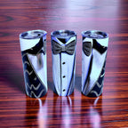 Black Diamond Tuxedo 20oz Skinny Tumbler – Elegant Rhinestone Bow Tie Design | MpressPrintz