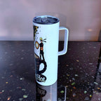 Blazing Hot Coffee 20oz Handled Skinny Tumbler – Ninja Energy Anime Design | MpressPrintz