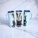 Blazing Hot Coffee 20oz Handled Skinny Tumbler – Ninja Energy Anime Design | MpressPrintz