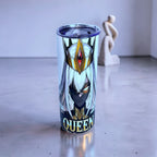 Queen Royal Crown 20oz Skinny Tumbler – Luxury Anime Goddess Design | MpressPrintz