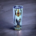 Queen Royal Crown 20oz Skinny Tumbler – Luxury Anime Goddess Design | MpressPrintz