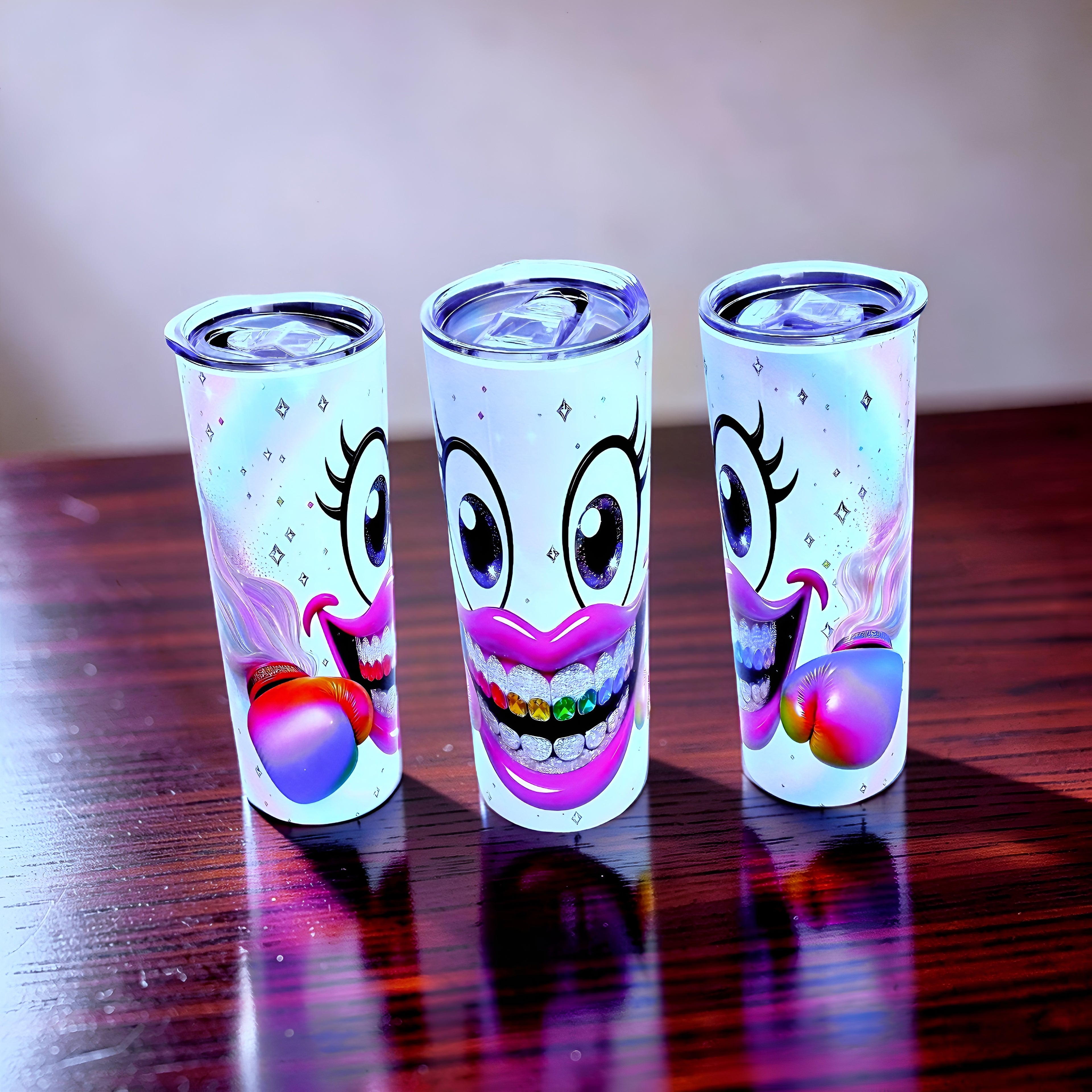 🌈 20oz Rainbow Smiling Boxer