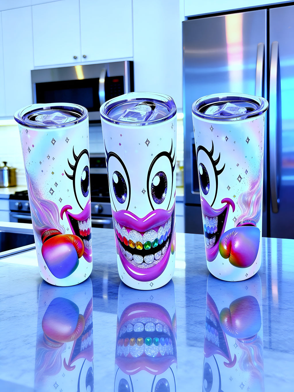 🌈 20oz Rainbow Smiling Boxer