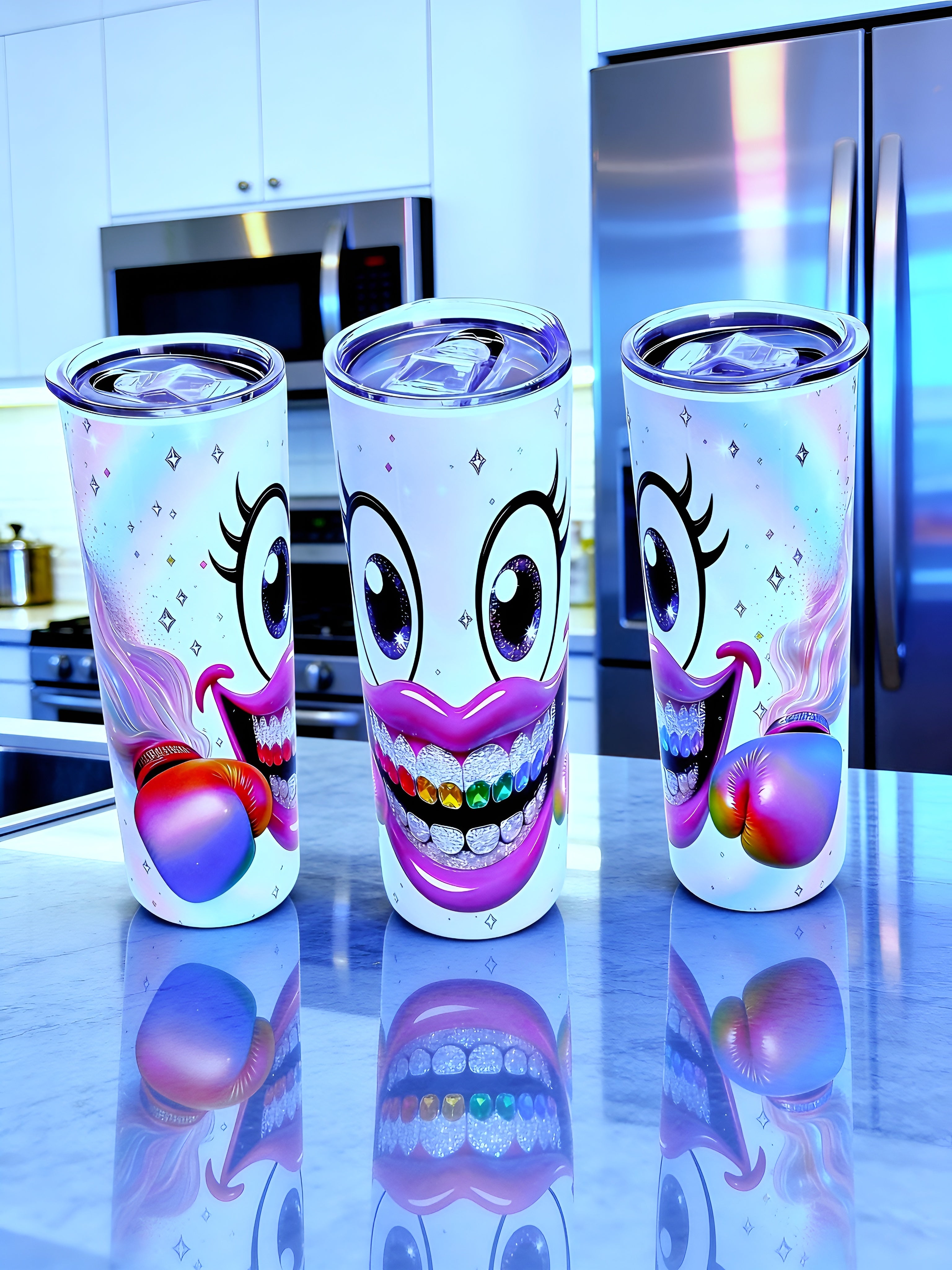 🌈 20oz Rainbow Smiling Boxer