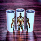 Diamond Tech Hero 20oz Skinny Tumbler – Luxury Armor Energy Design | MpressPrintz