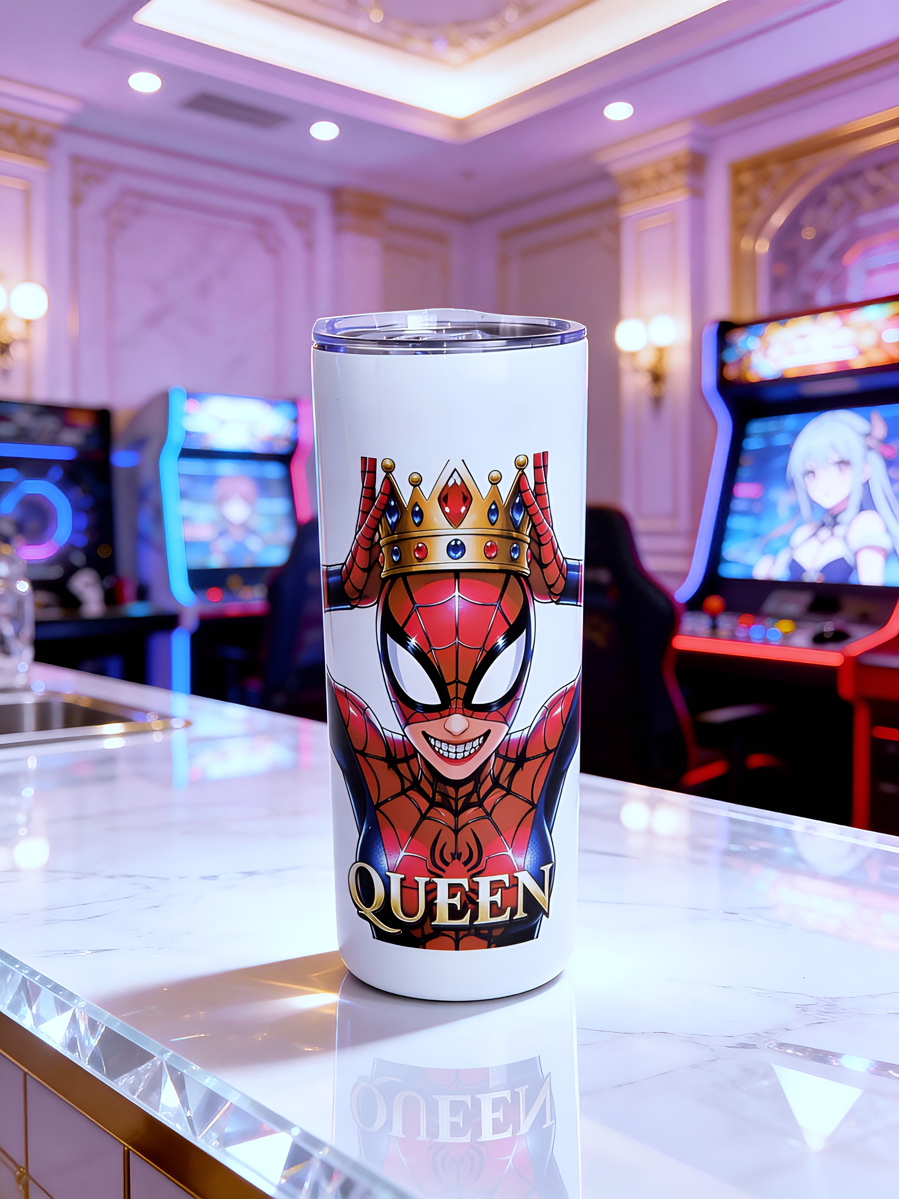 Royal Access – Queen Crown Edition 20oz Skinny Stainless Steel Tumbler