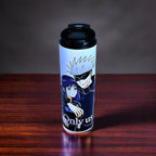 Anime Inspired Couple 20oz Skinny Tumbler – Gojo & Utahime Inspired “Only Us” Design | MpressPrintz