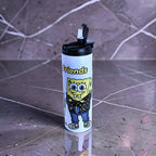 Cartoon Inspired 20oz Skinny Tumbler/Water Bottle – SpongeBob & Patrick Inspired “Best Friends” Design | MpressPrintz