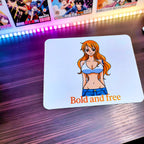 Anime Inspired Mousepad – Nami Inspired “Bold and Free” Aesthetic Design | MpressPrintz