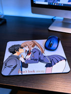 Anime Inspired Mousepad – Takashi & Asuna Inspired “Don’t Look Away” Intense Bond Design | MpressPrintz