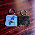 Cartoon Inspired Keychain – Marge & Lisa Inspired “Happy Mother’s Day” Floral Love Design | MpressPrintz