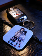 Anime Inspired Keychain – Tanjiro & Kanao Inspired “All I Need” Minimal Couple Design | MpressPrintz