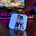 Anime Inspired Keychain – Tanjiro & Kanao Inspired “All I Need” Minimal Couple Design | MpressPrintz
