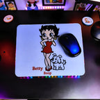 Cartoon Inspired Mousepad – Betty Boop Inspired “Classic Glam” Vintage Style Design | MpressPrintz