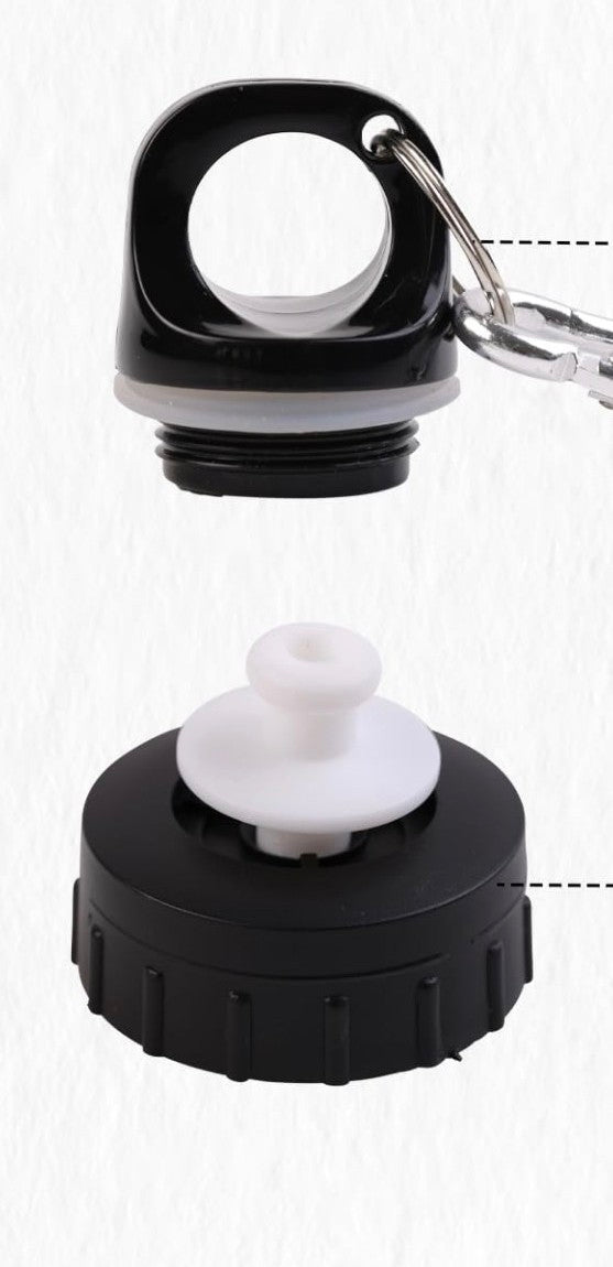 500ml kids water bottle with 2 lids