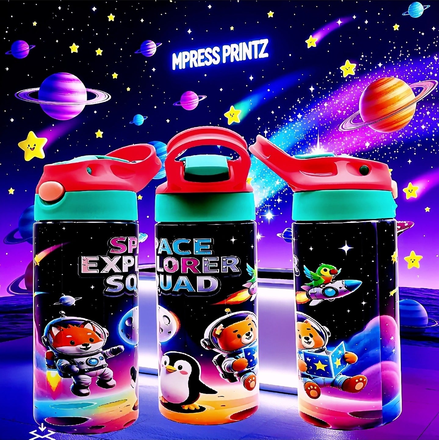 12oz Space explorer squad tumbler