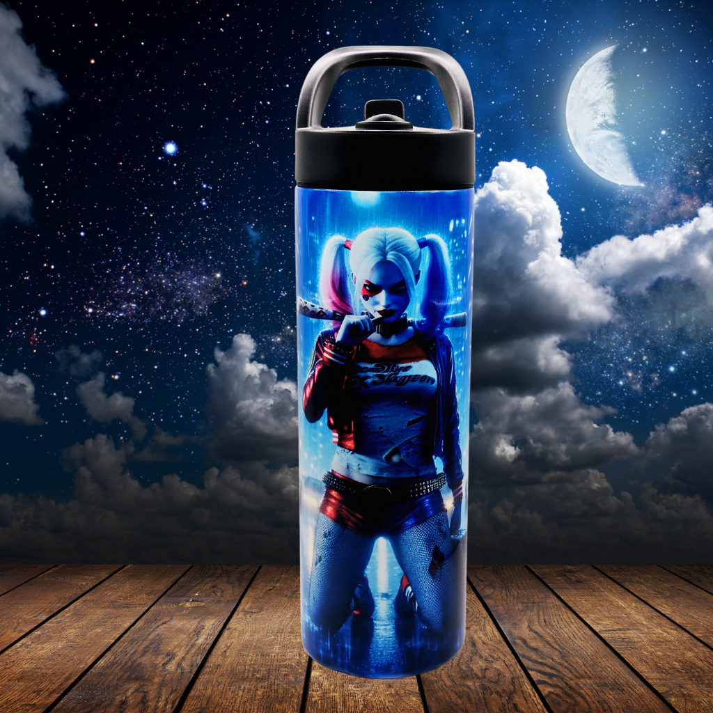 Harley Quinn  water bottle