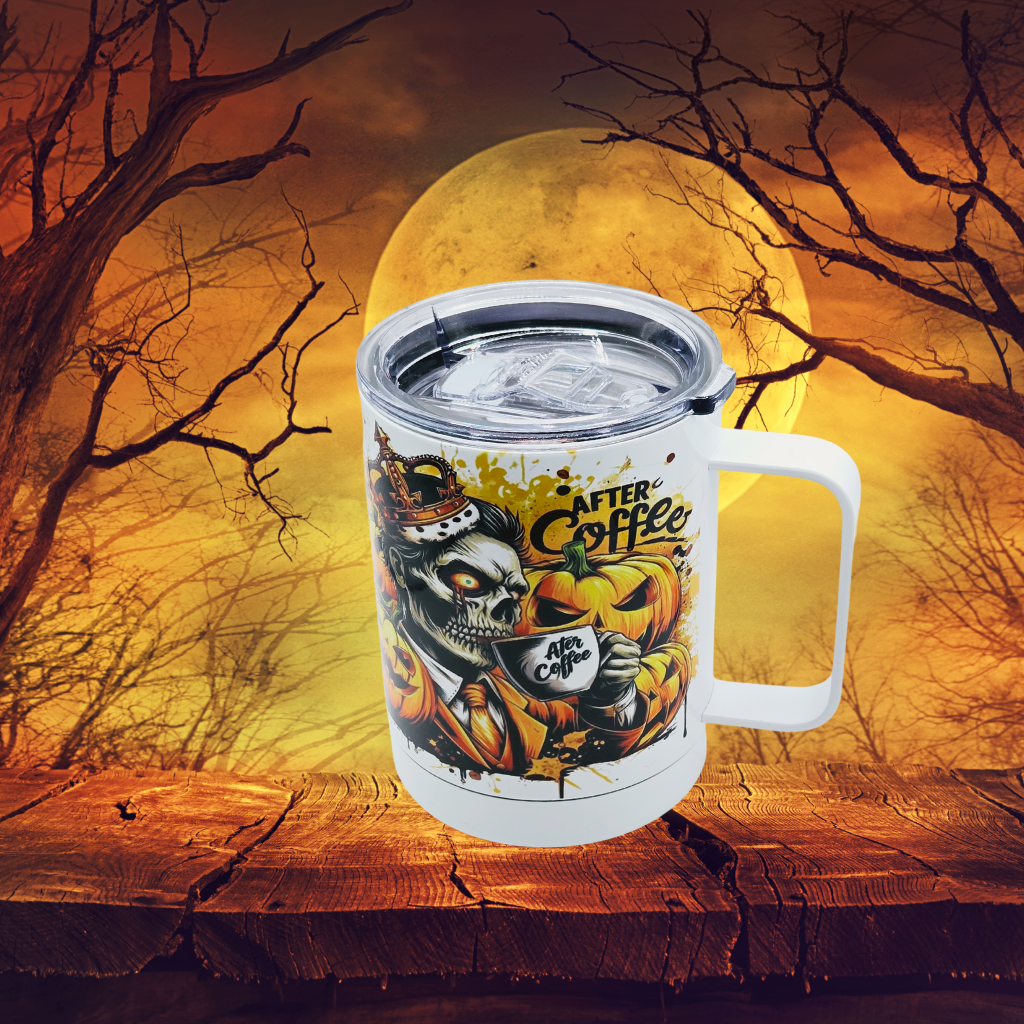 Zombie "Life Begins After Coffee" 12 oz coffee mug