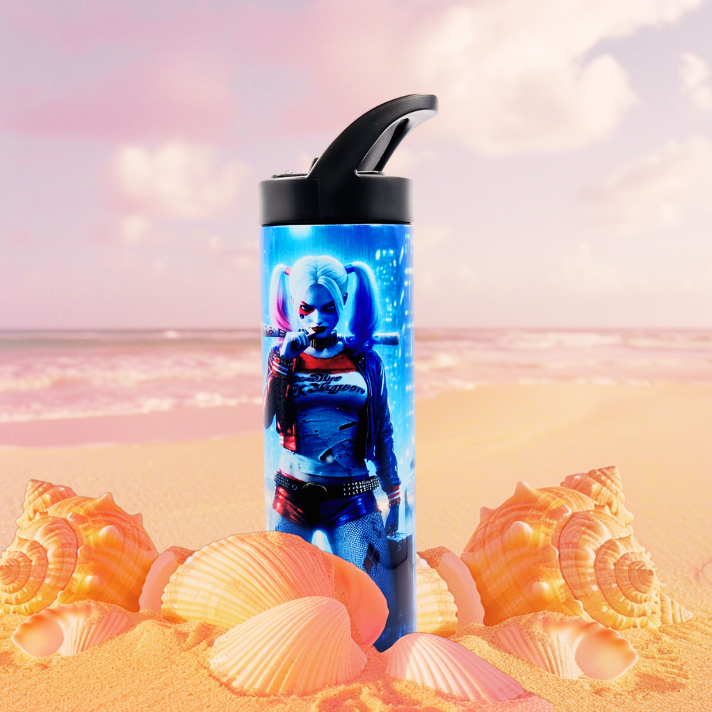 Harley Quinn  water bottle