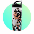 Tanjiro Kamado from Demon Slayer water bottle
