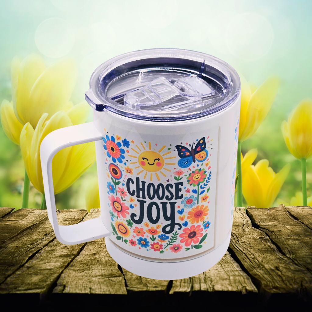 Choose Joy 12 oz coffee mug