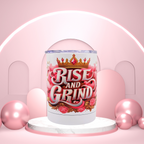 His & Hers "Rise and Grind" 12 oz coffee mug pair set