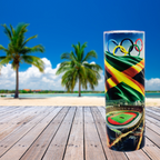Jamaican Olympic Flag  tumbler