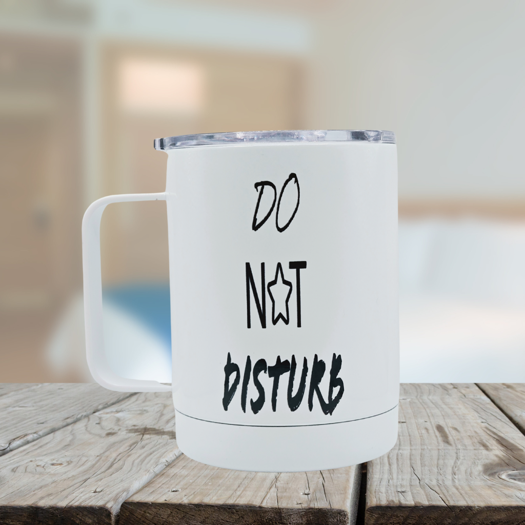Do not disturb 12 oz coffee mug