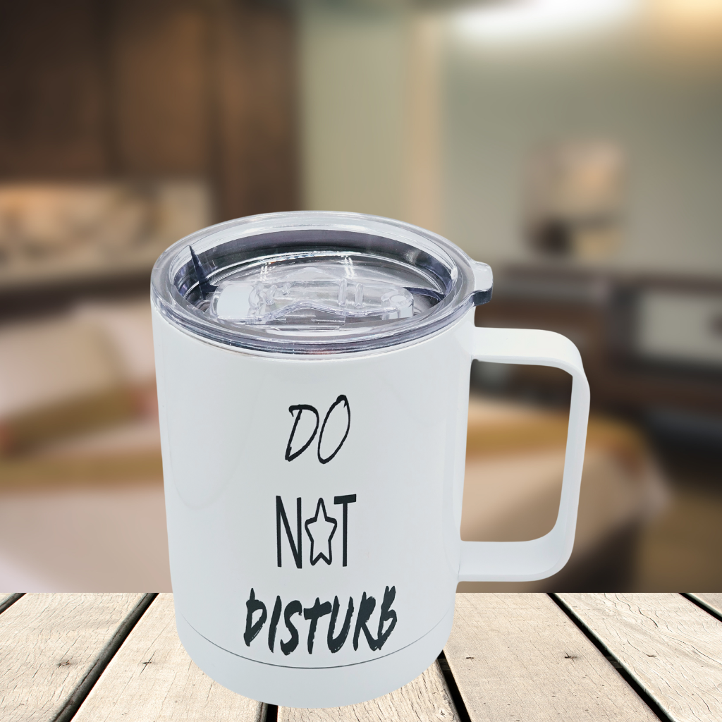 Do not disturb 12 oz coffee mug