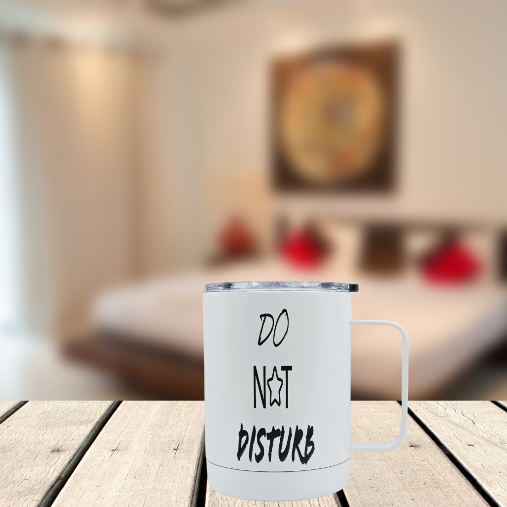 Do not disturb 12 oz coffee mug