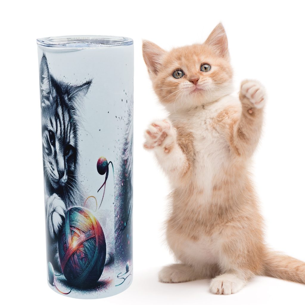 Cat Play tumbler