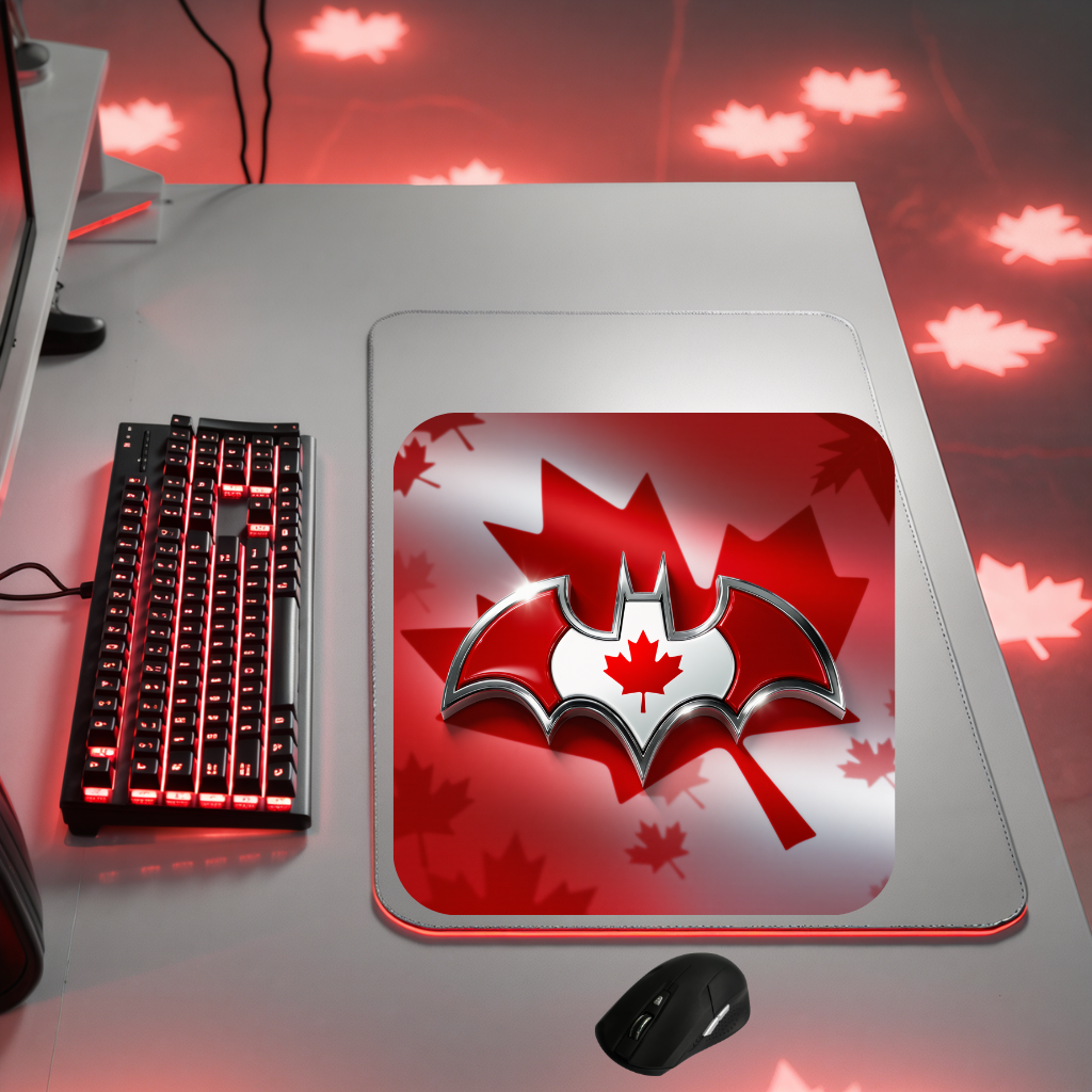 Canadian Bat Emblem mousepad