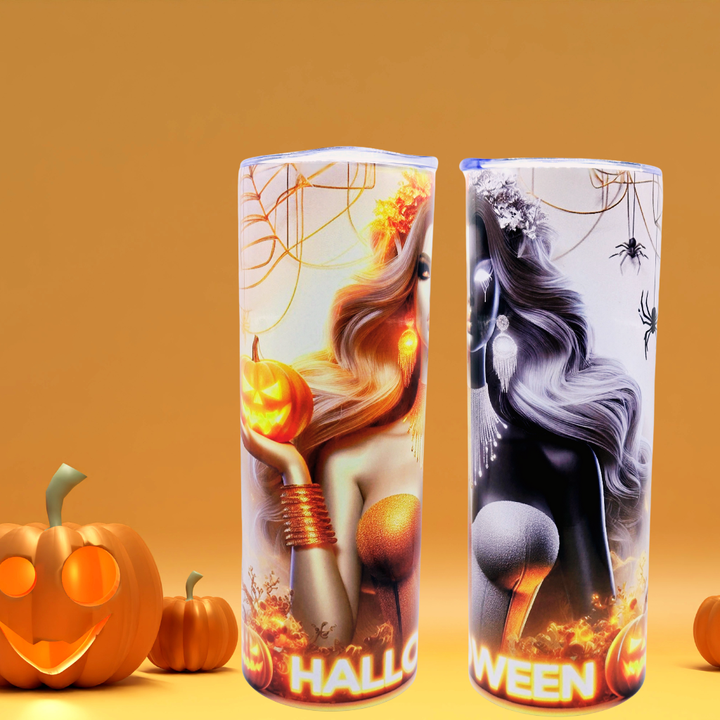 "Lady Halloween" 20 oz Tumbler