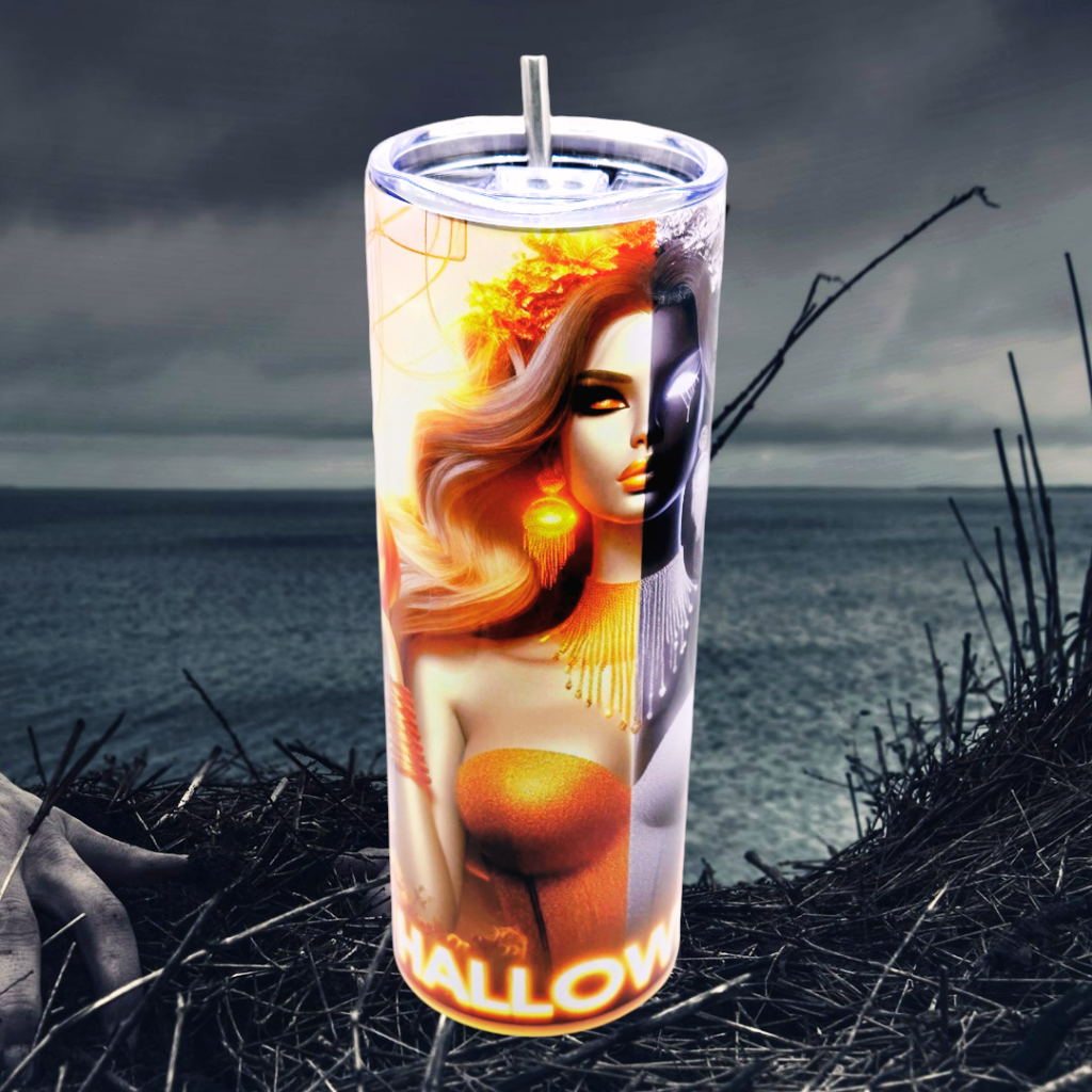 "Lady Halloween" 20 oz Tumbler