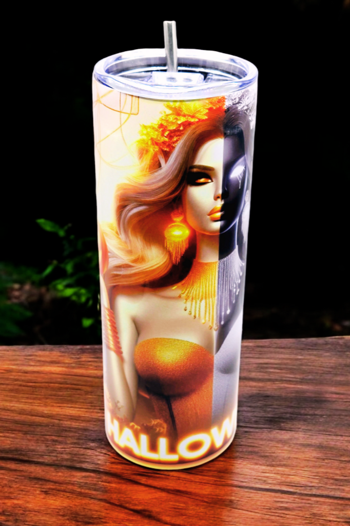"Lady Halloween" 20 oz Tumbler