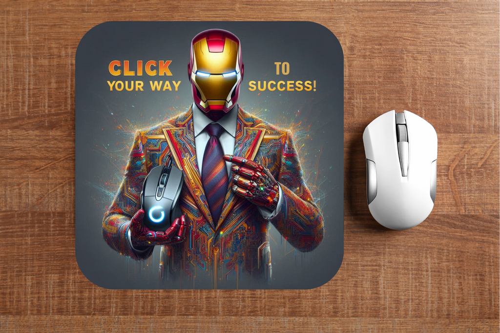 Iron Man "Click Your Way to Success" Mousepad