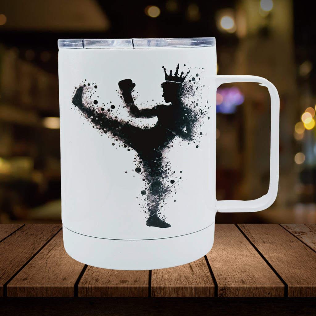 "Get a Kick out of Coffee" 12 oz coffee mug