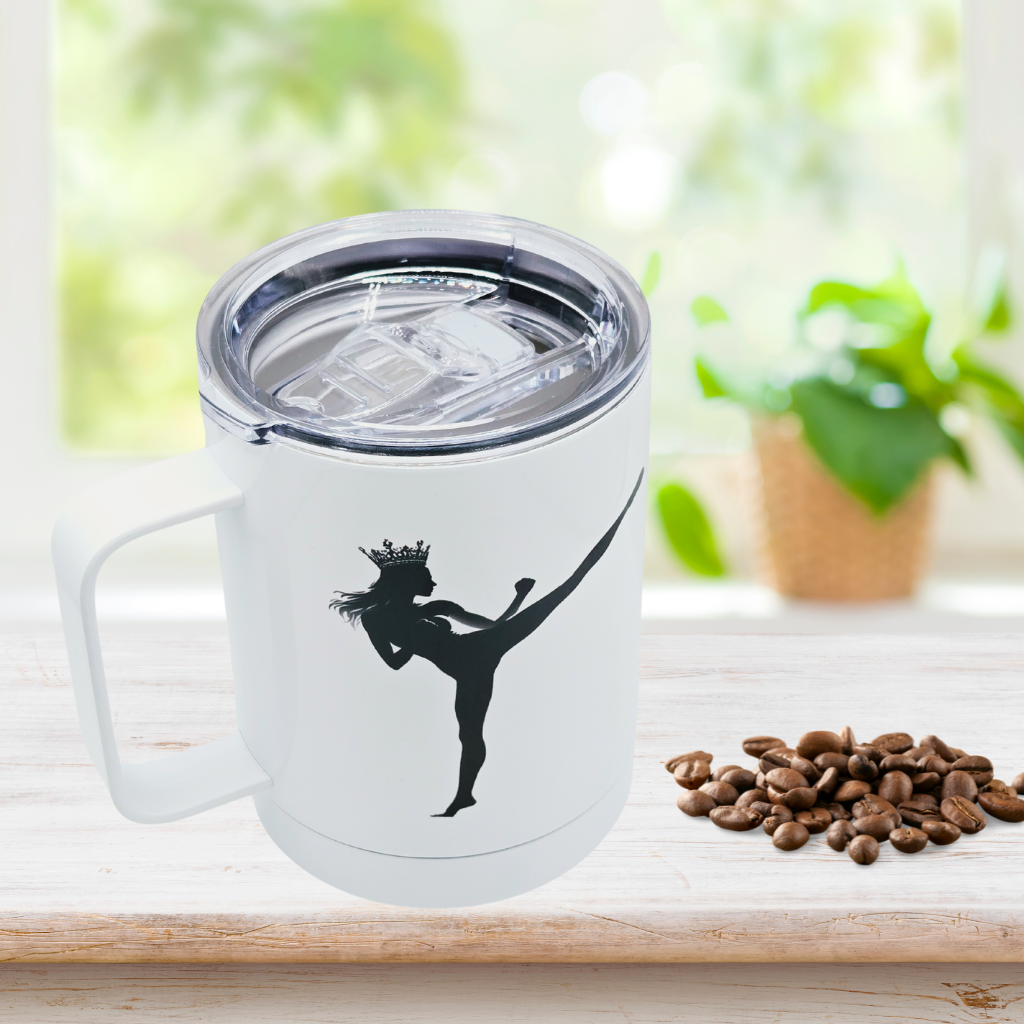 "Get a Kick out of Coffee" 12 oz coffee mug