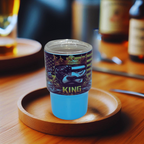 America Pitbull 3 oz mini tumbler shot glass with straw and lid, cute shot glass for wedding, party whiskey cocktail bar