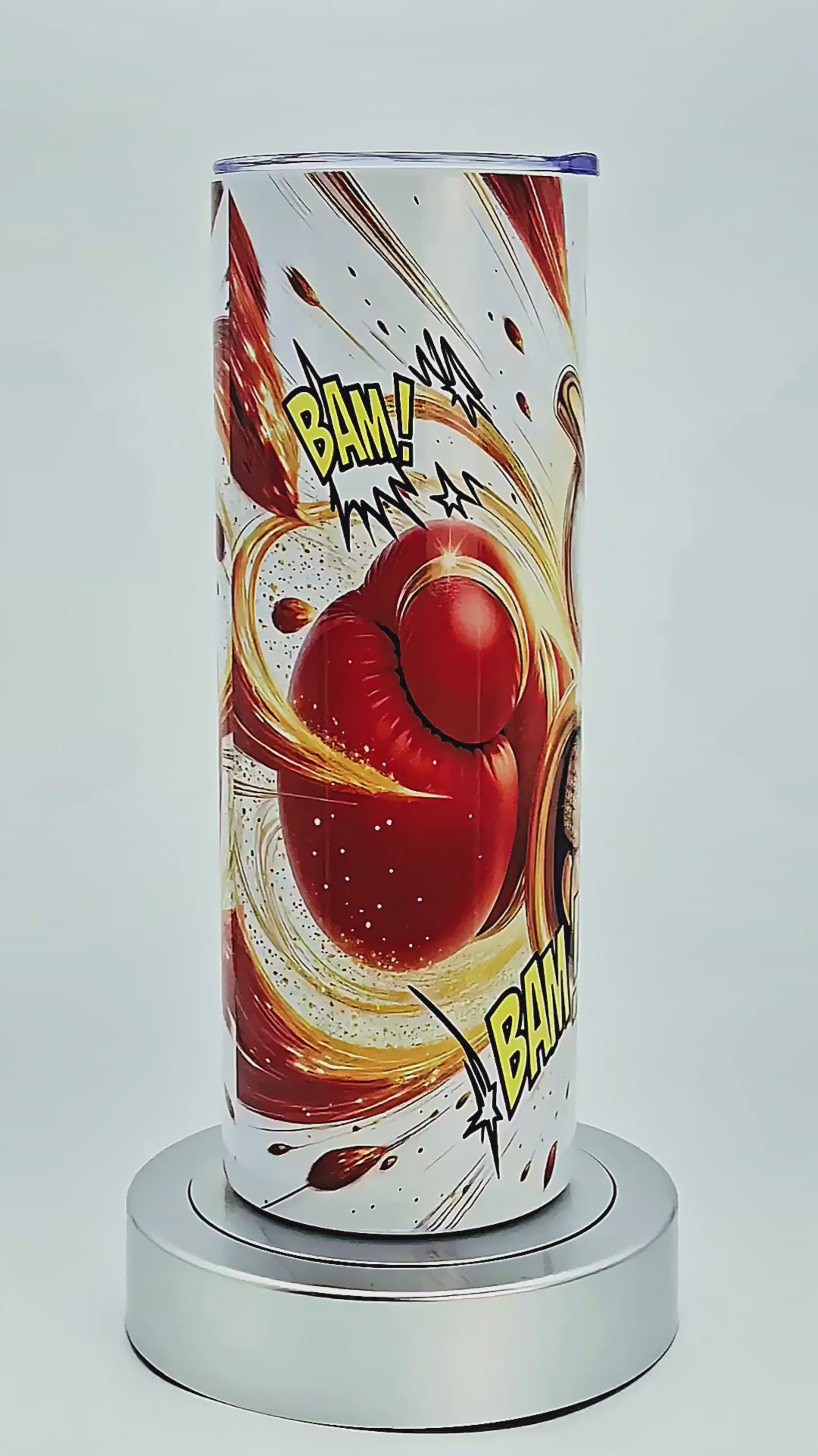 20oz Gold rush fury tumbler