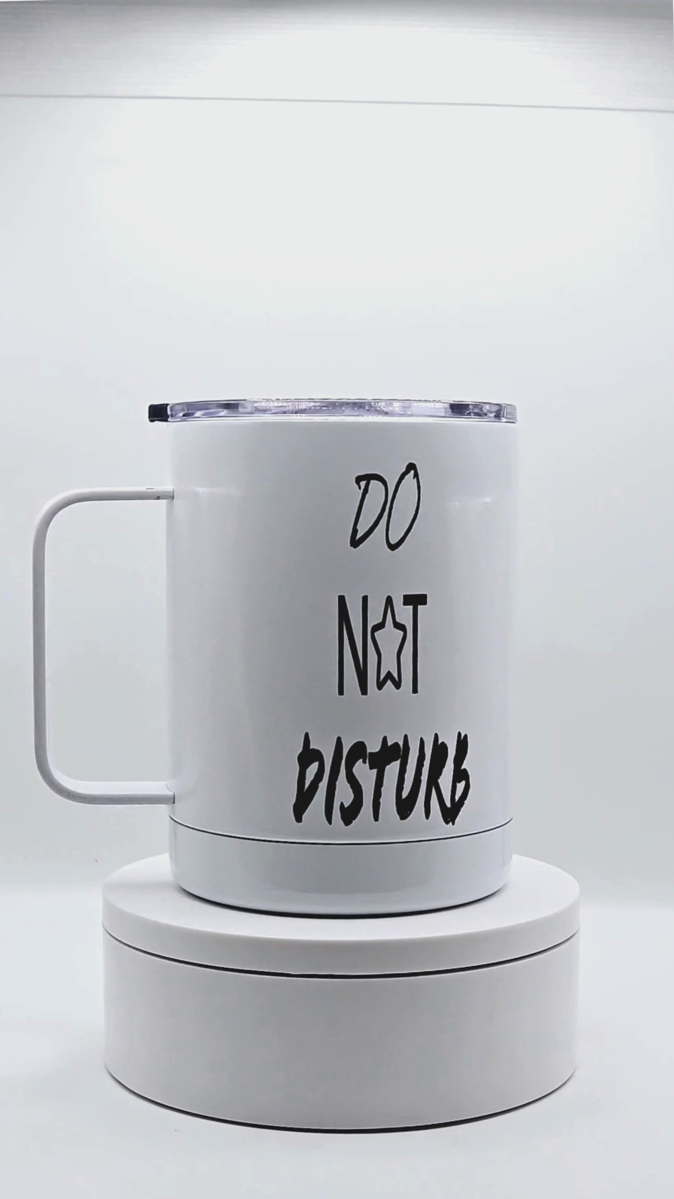 Do not disturb 12 oz coffee mug