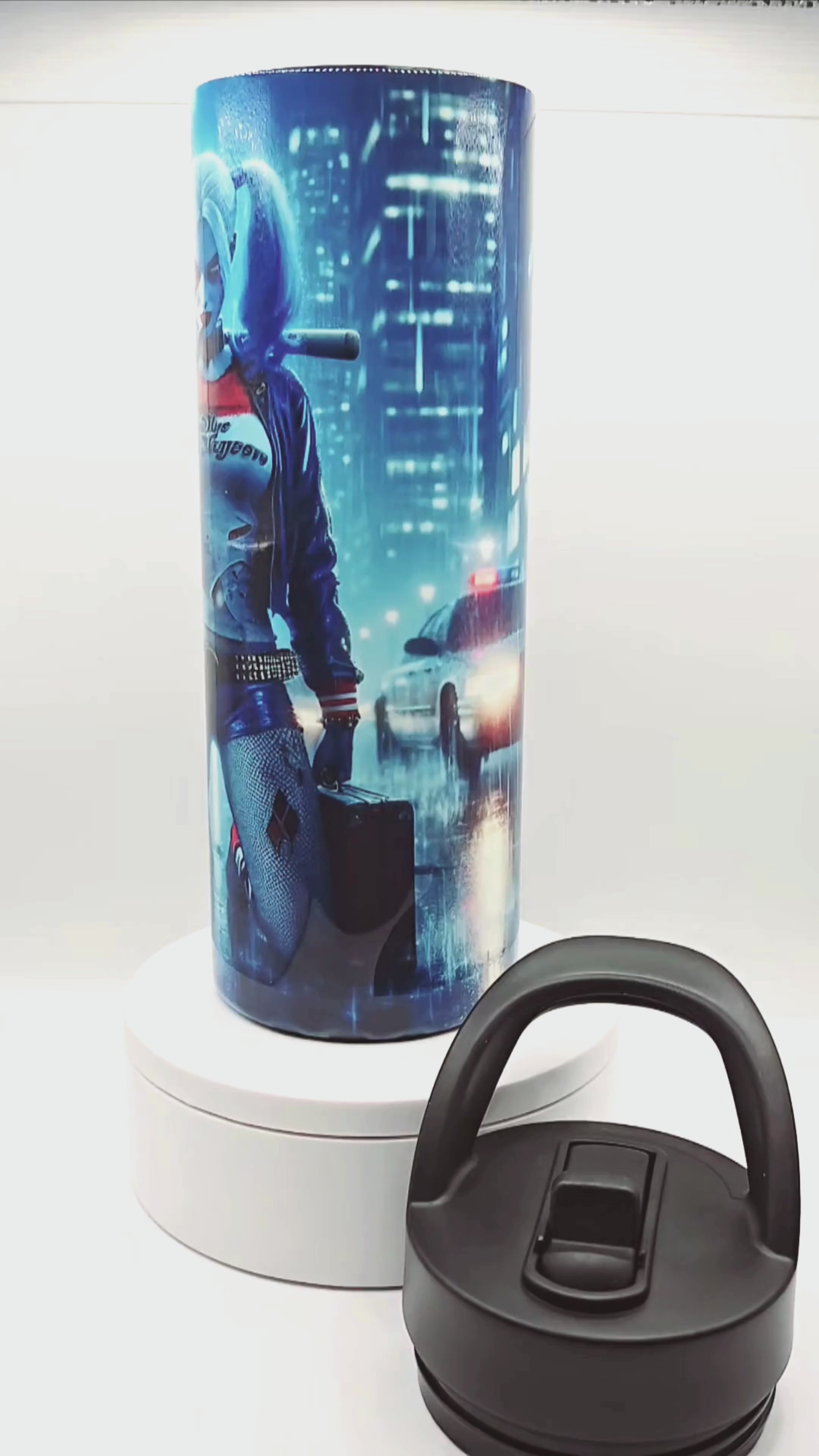 Harley Quinn  water bottle