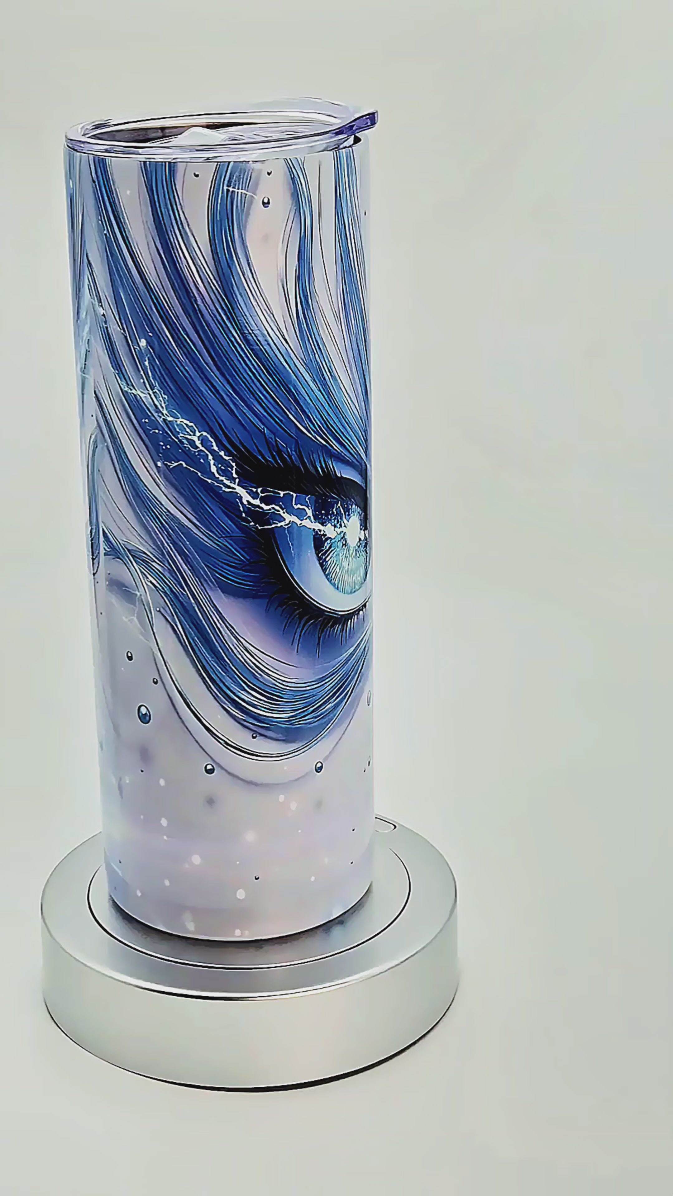 20oz Aqua eyes tumbler