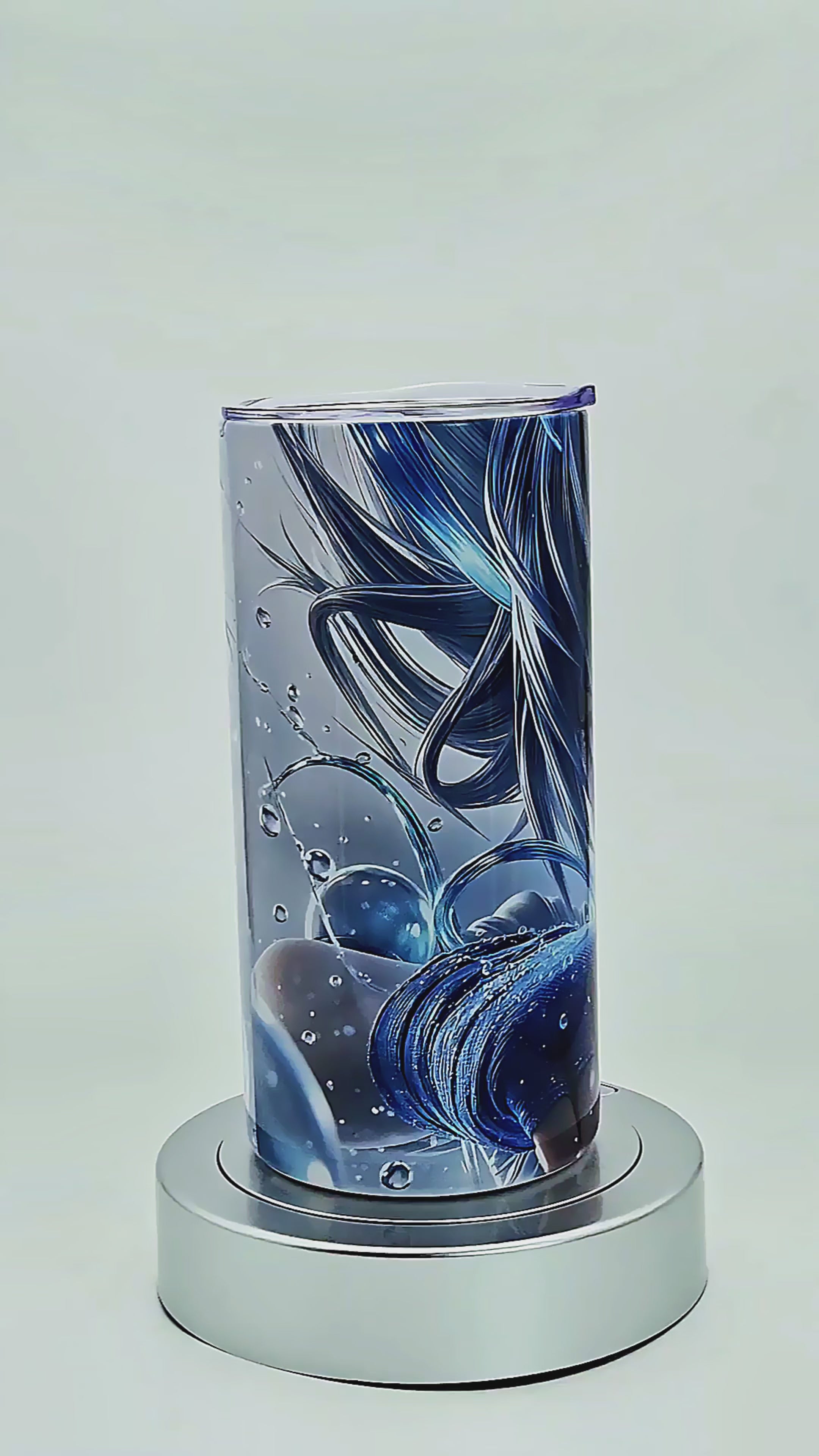 15oz Blue water fighter tumbler