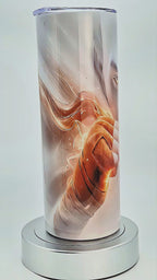 20oz Orange aura fighter tumbler