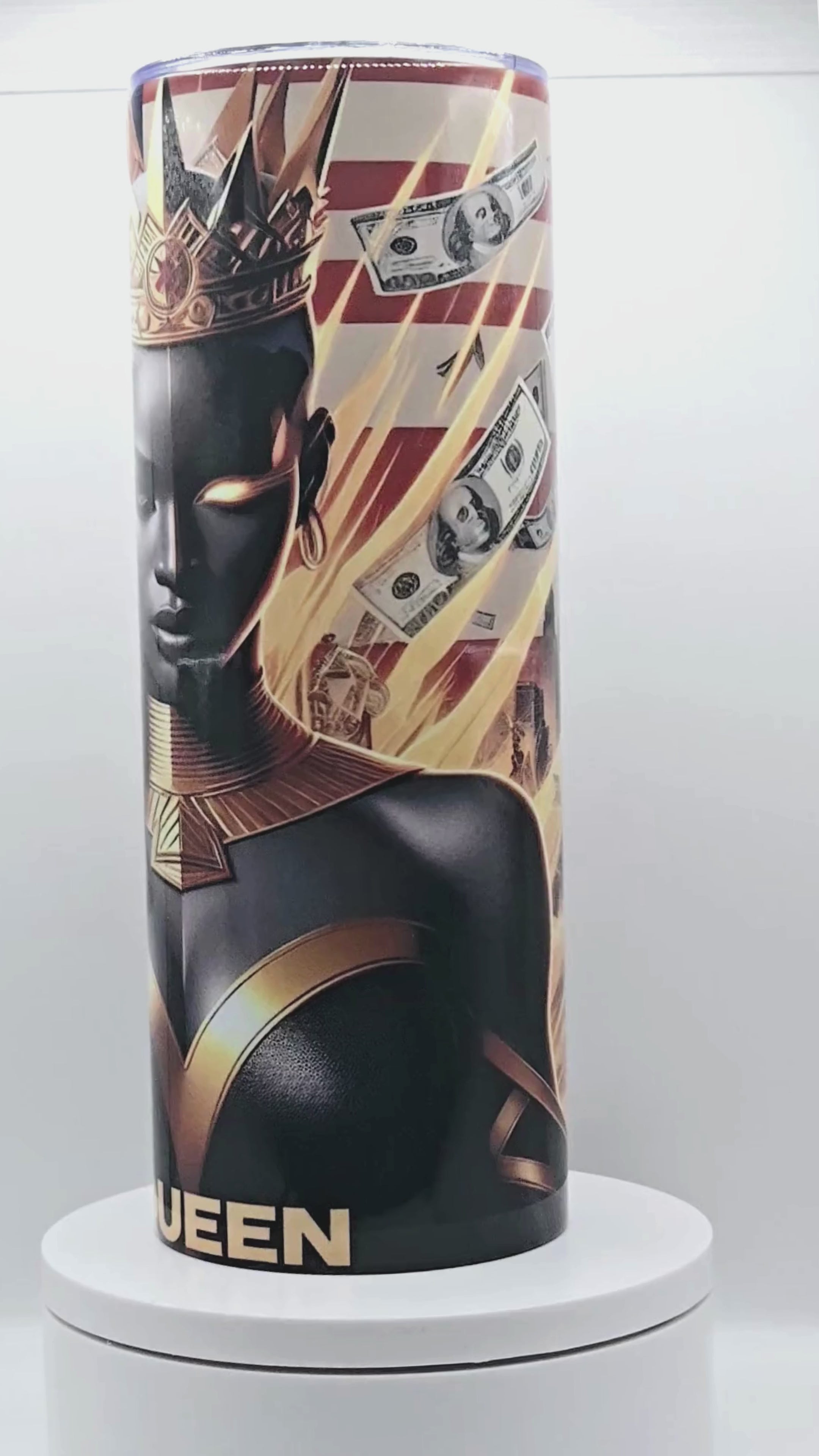 U.S Flag tumbler