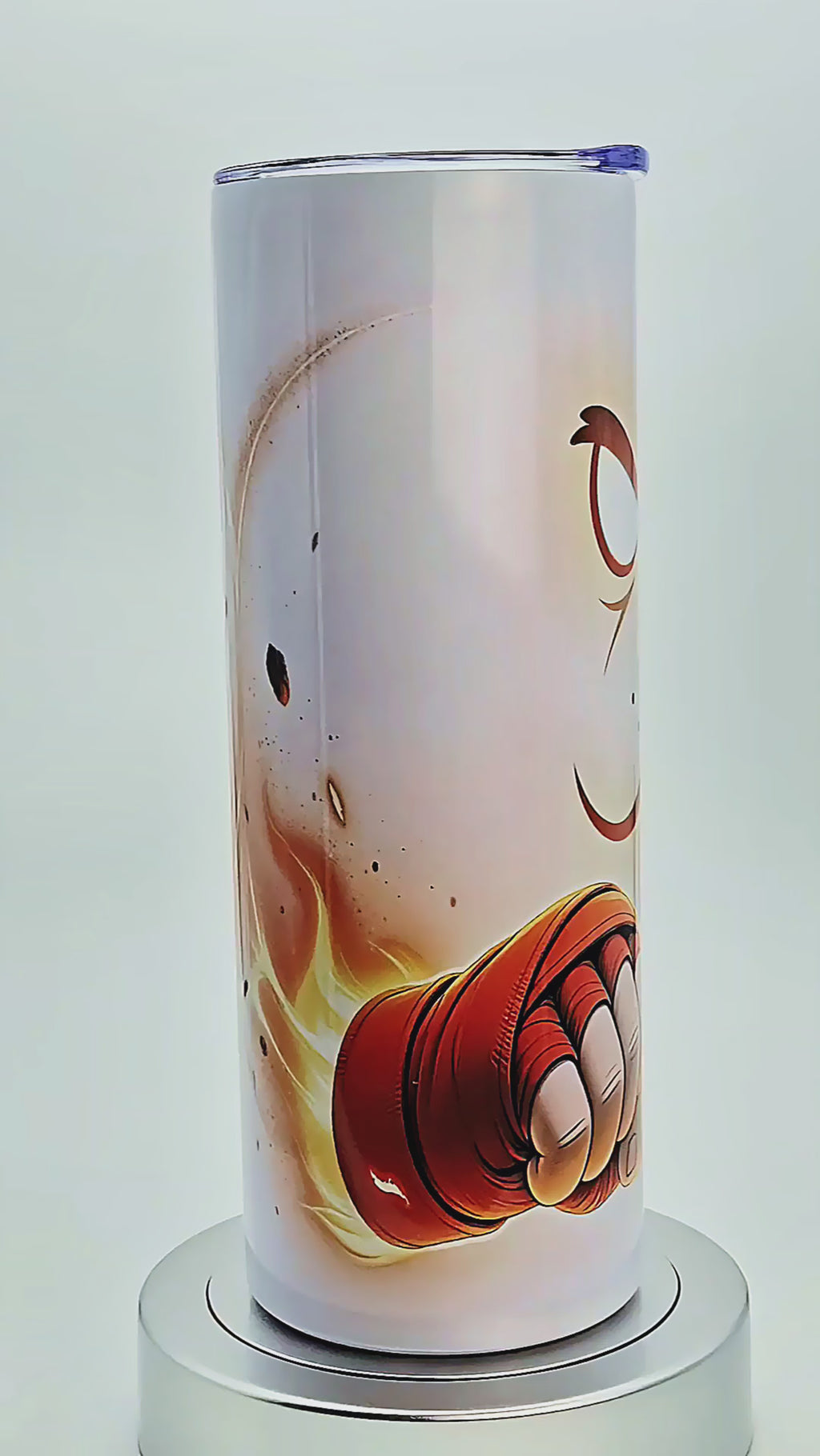 20oz Fiery dog tumbler