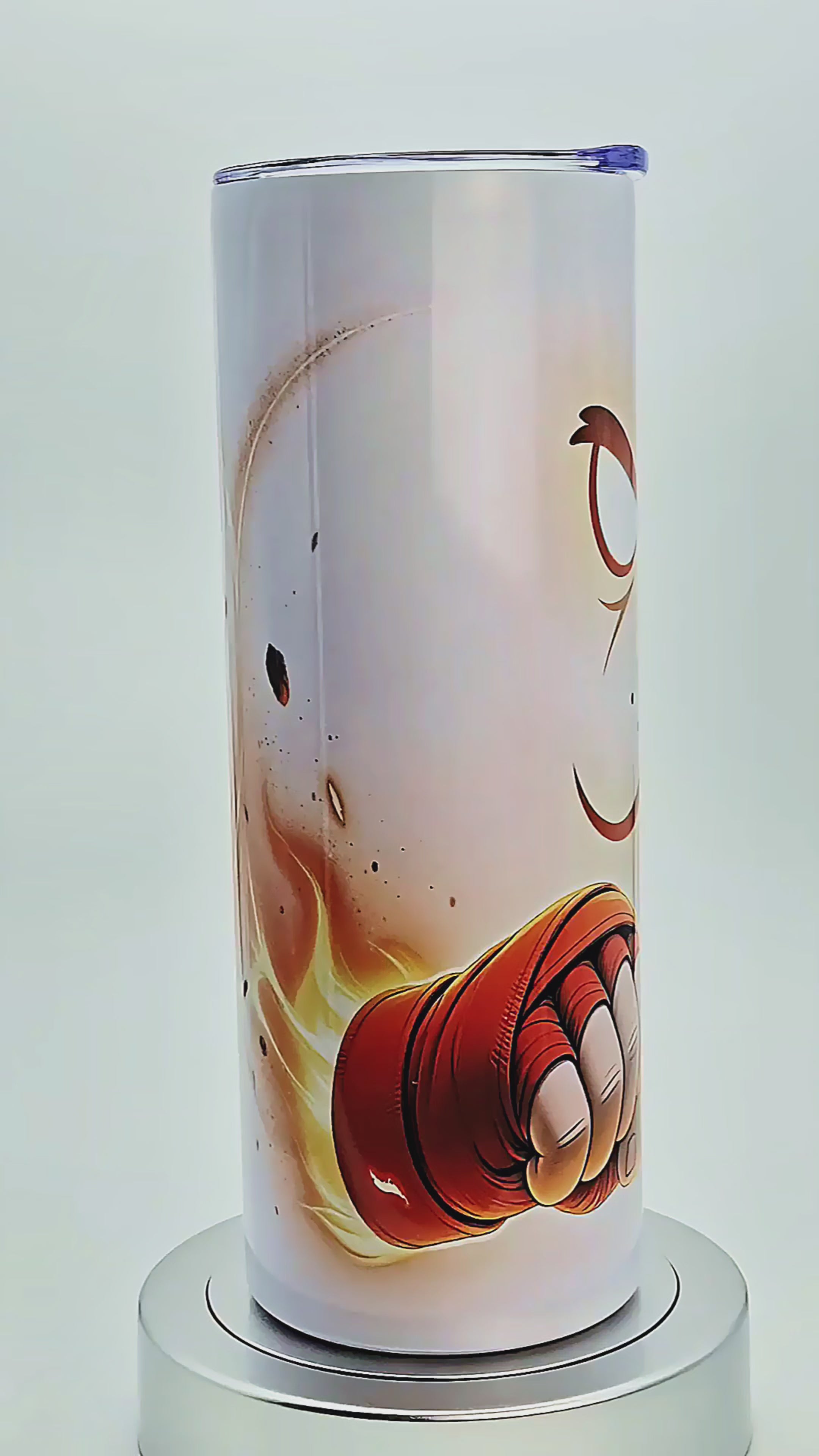 20oz Fiery dog tumbler