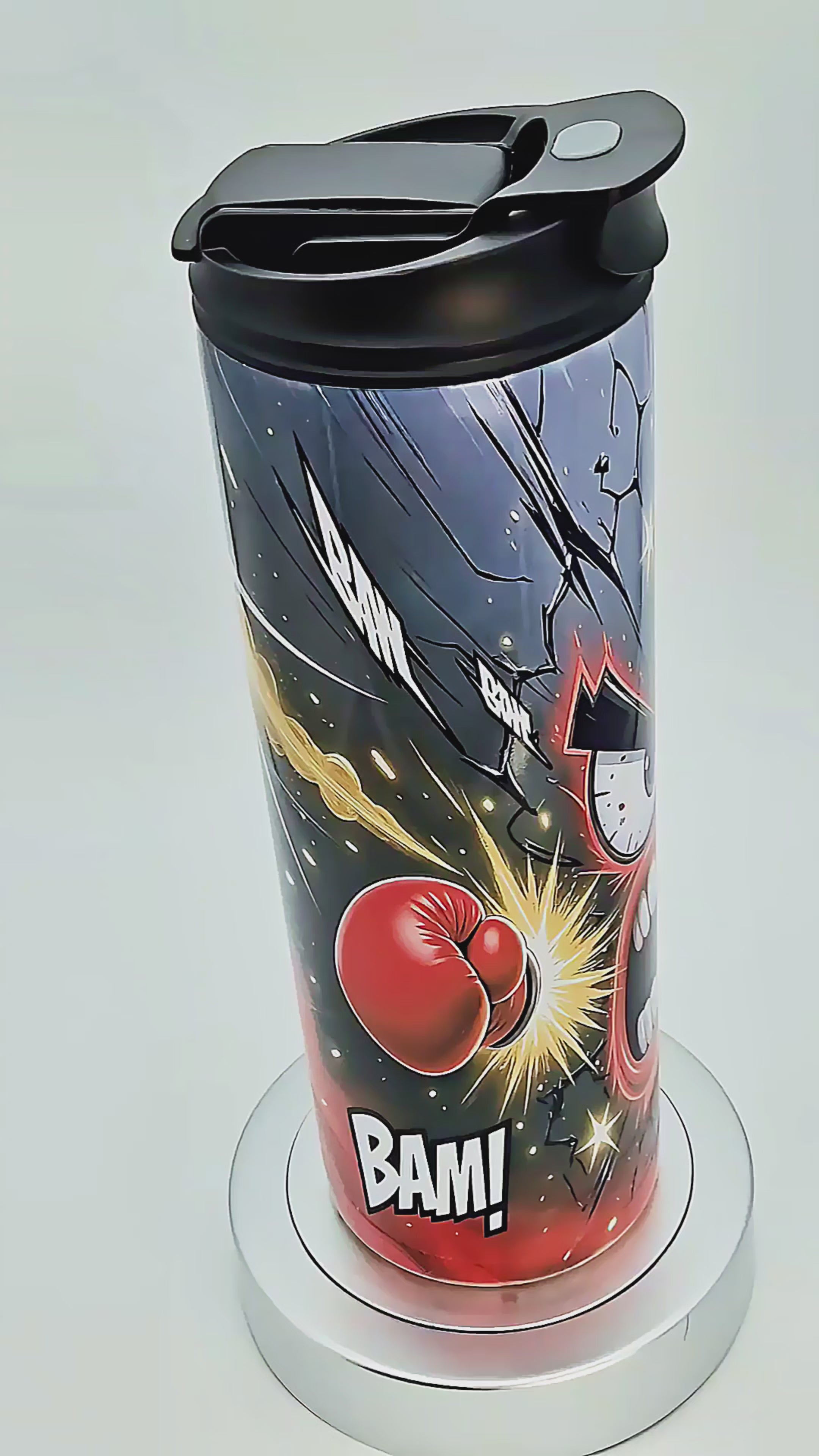 20oz Comic rage explosion tumbler